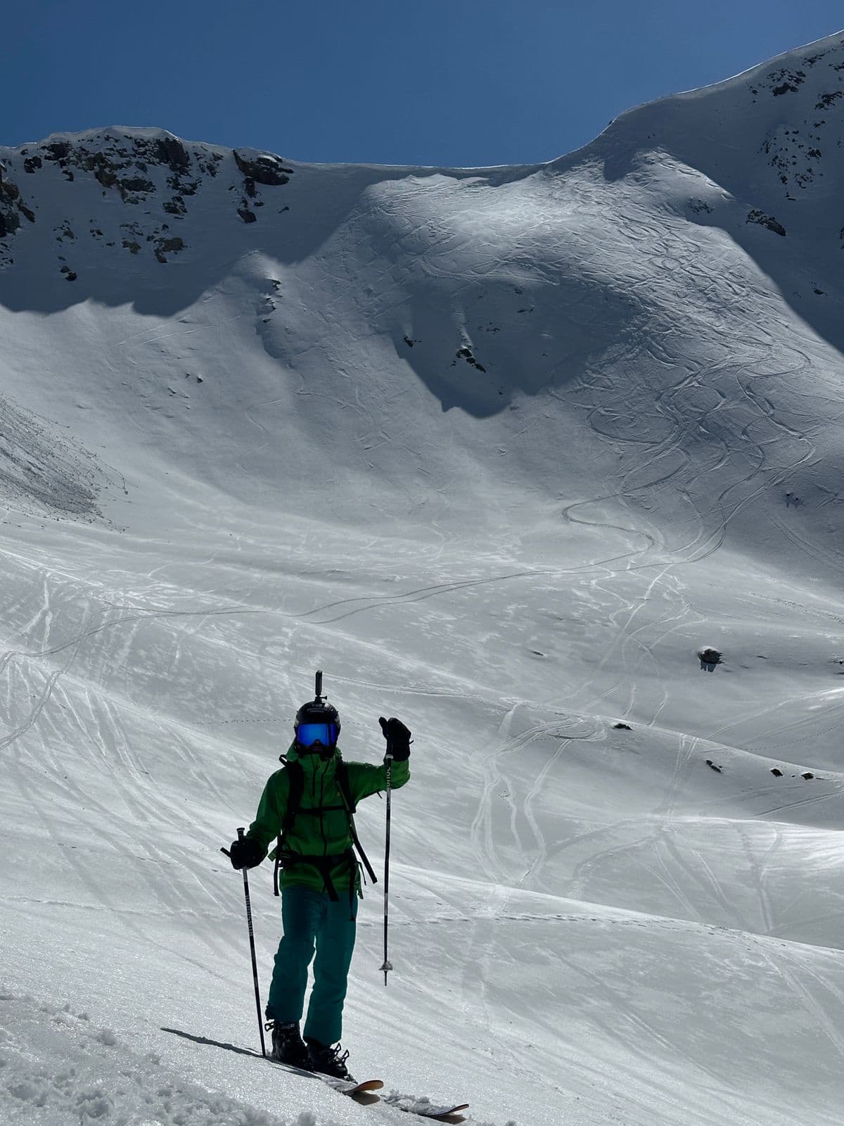 Group ski lesson
